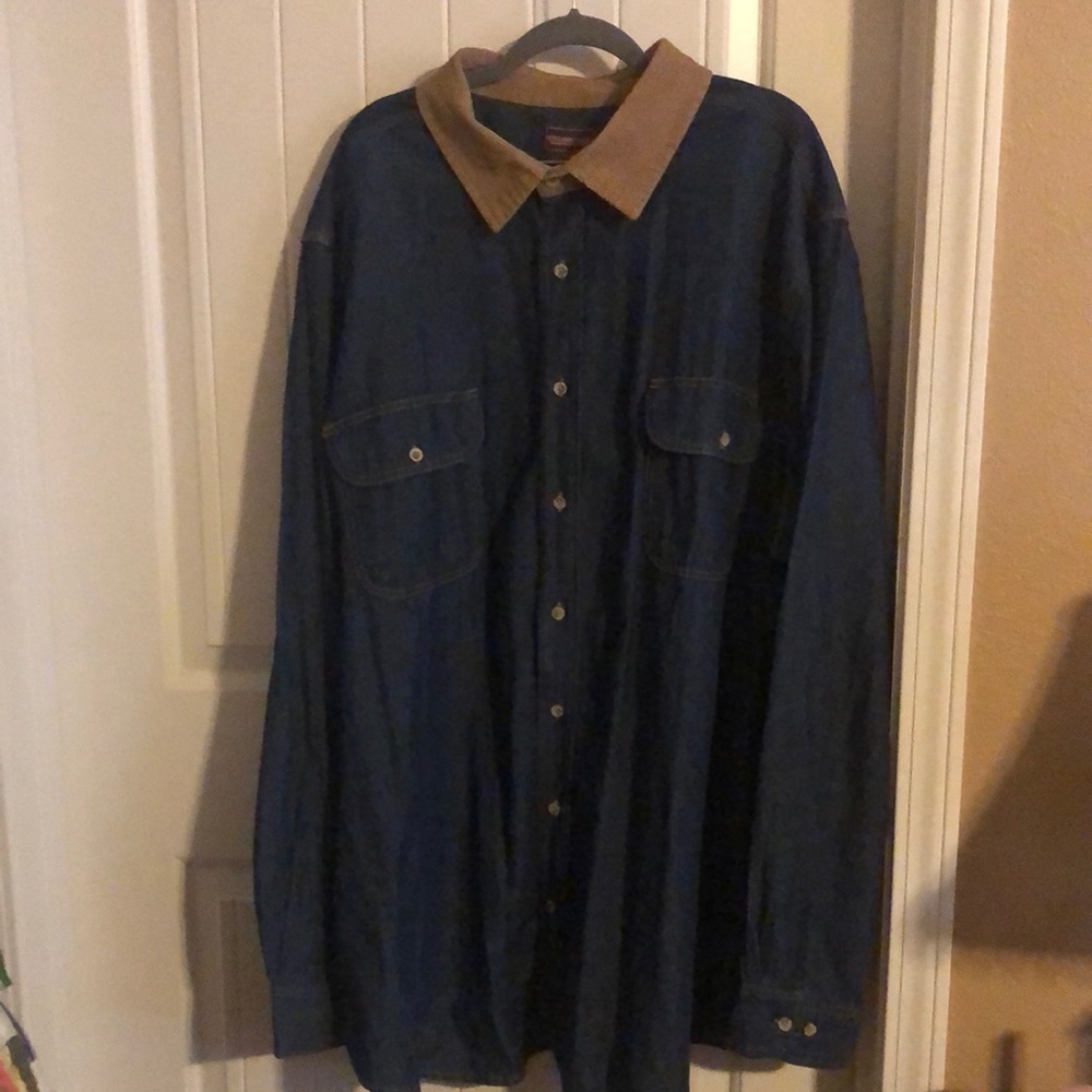 Blue Jean collared dress shirt